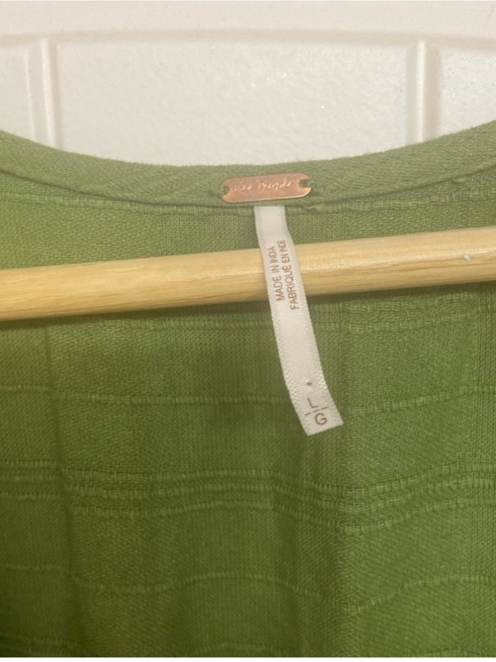Free People New in Town Midi Dress Olive Green - Picture 3 of 5